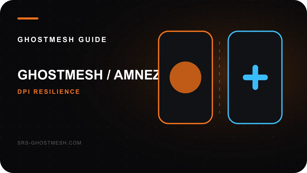 GhostMesh as an AmneziaVPN alternative — GhostMesh